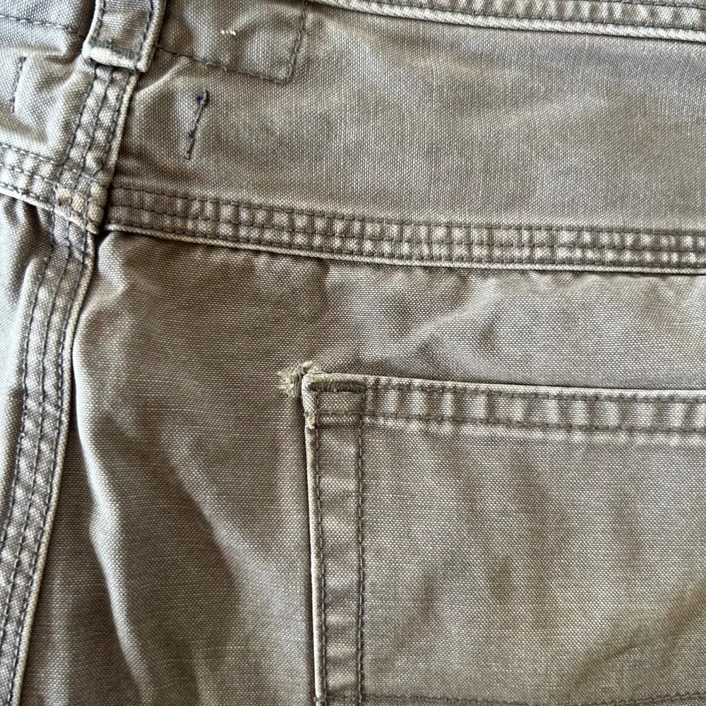 Vintage The North Face Pants Mens 34 Gray Heavyweight Canvas Hiking Distressed